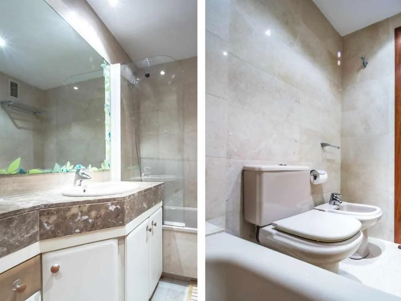 Comfortable 4 Rooms 2Bath W Balcony Barcelona